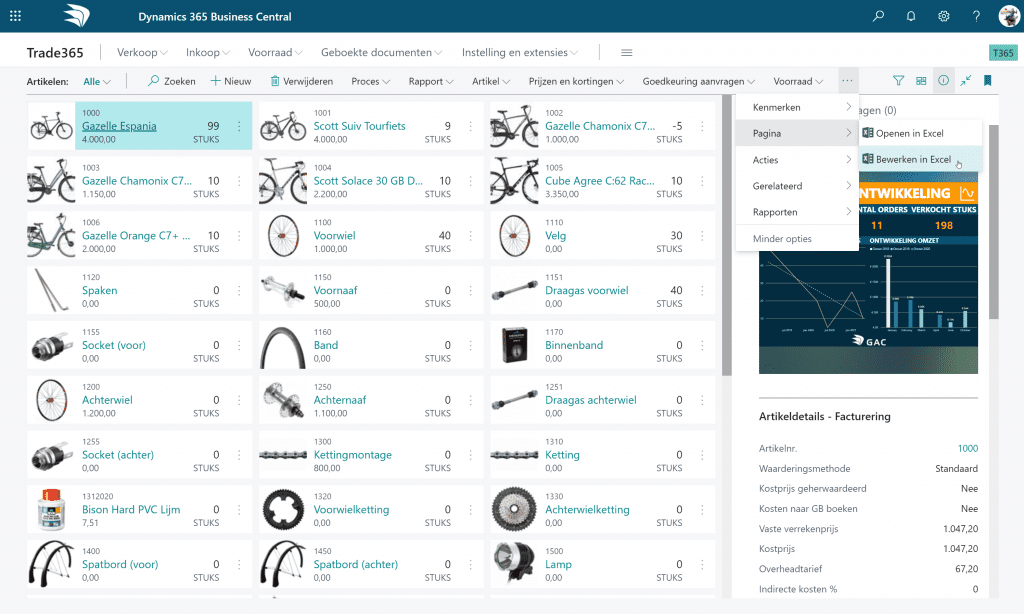Business Central als PIM-systeem