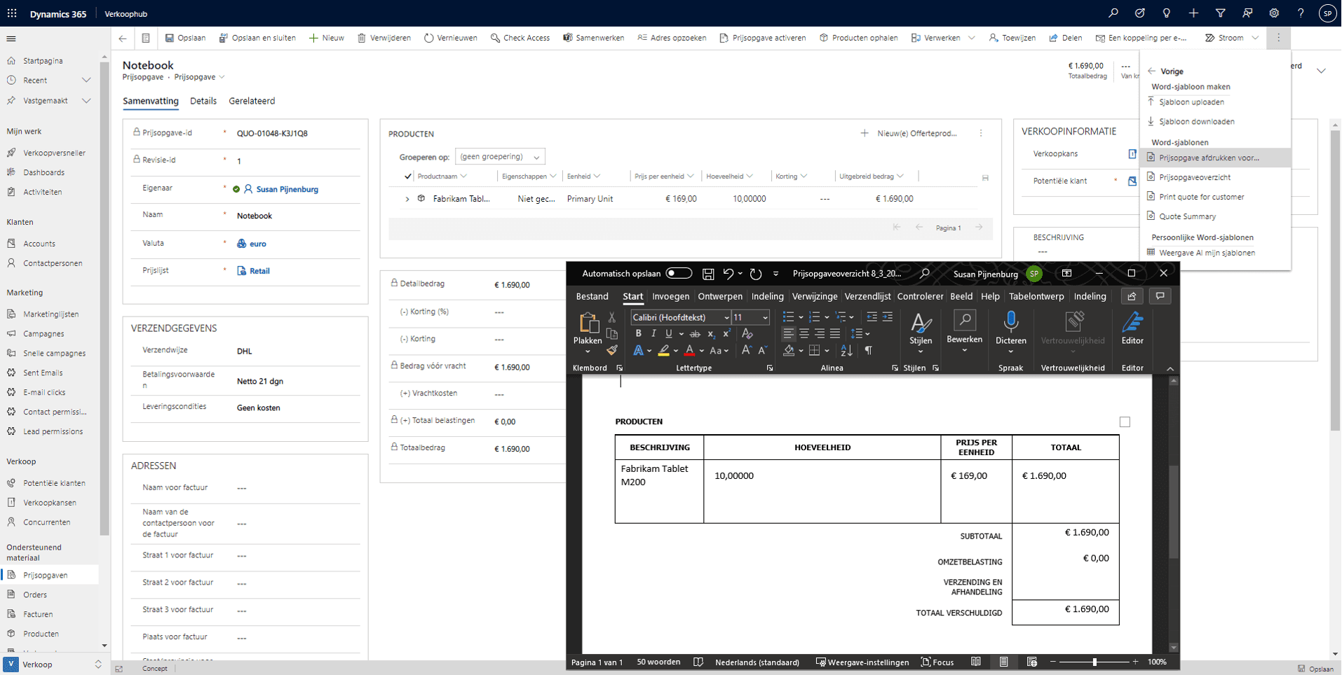14 Office 365 integratie 3